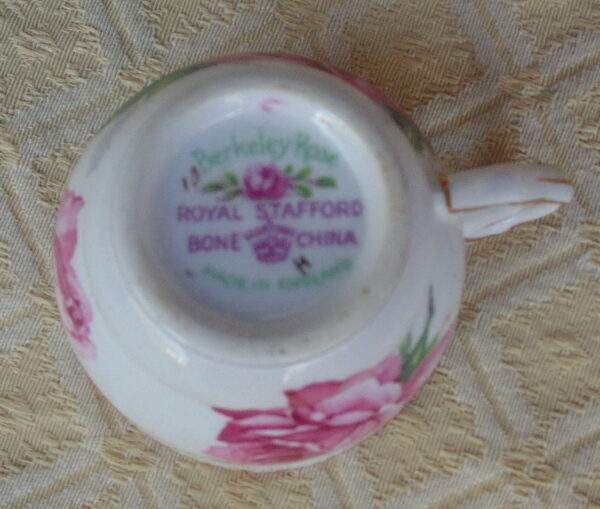 Royal Stafford Berkeley Rose England Coffee Cup Saucer Smolle Au