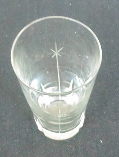 Vintage Cherry Glass, Cut Star Pattern - Image 4