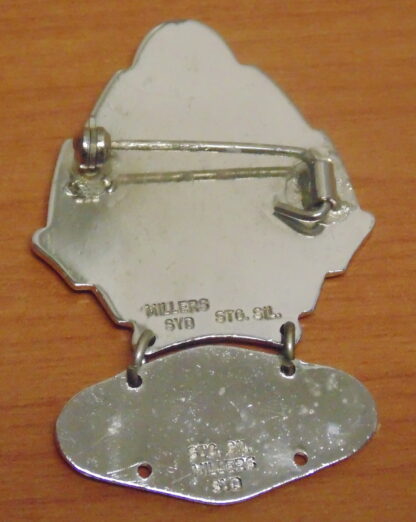 Winner, District Triples, 1967, Western District B.A., Pin Badge - Image 3