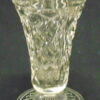 Cast Glass, Fluted Vase
