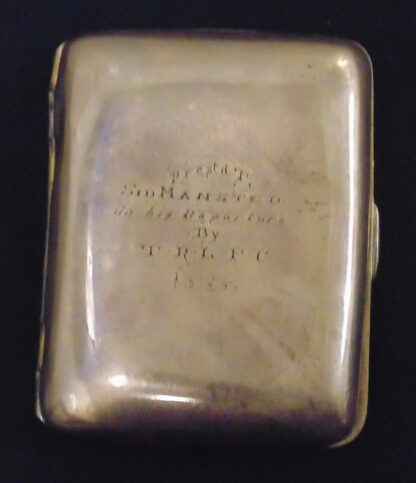 Sid Mansted On his Departure By TRLFC 1924, Cigarette Case - Image 6