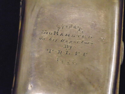 Sid Mansted On his Departure By TRLFC 1924, Cigarette Case - Image 7