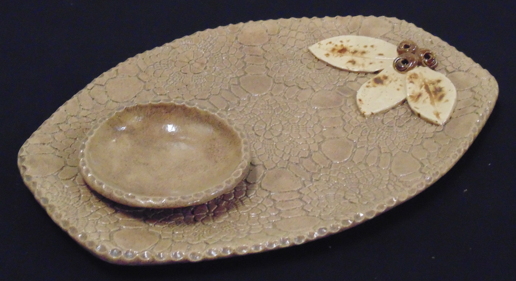 Terracotta Chip and Dip Platter - Smolle's - A. Trading Mart