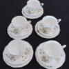 5 Royal Adderley Fine Bone China Cup Saucer and Plate 1704 - Image 3