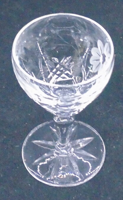 Etched and Cut Port Glass - Image 3