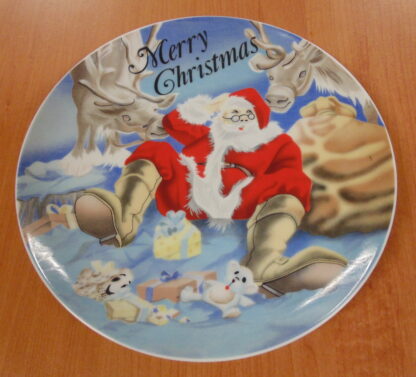 Merry Christmas, Santa, Plate