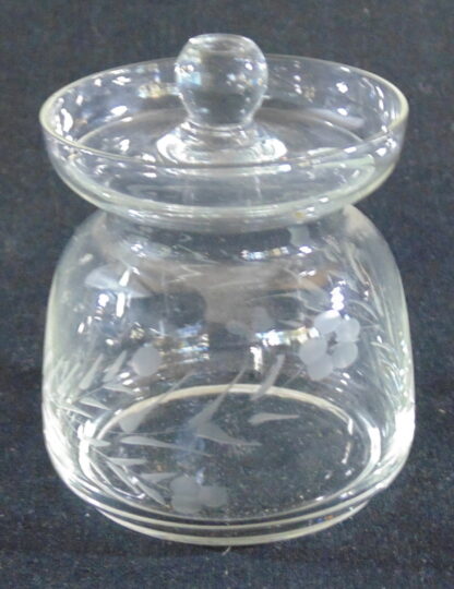 Lidded Glass Sugar Jar