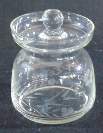 Lidded Glass Sugar Jar - Image 3