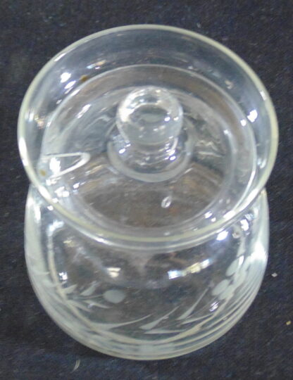 Lidded Glass Sugar Jar - Image 4