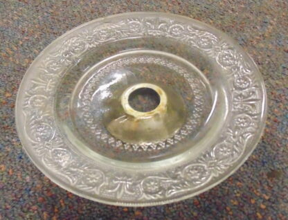 Glass Platter on Stand