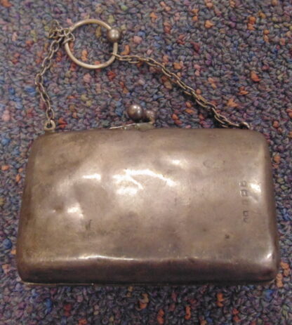 EPNS, Hall Marked, Enameled Purse - Image 3