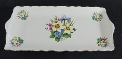 Prinknash Abbey Pottery, England Posy Sandwich Platter - Image 2