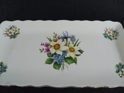 Prinknash Abbey Pottery, England Posy Sandwich Platter - Image 3