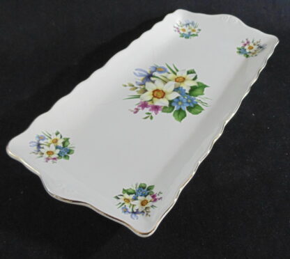 Prinknash Abbey Pottery, England Posy Sandwich Platter