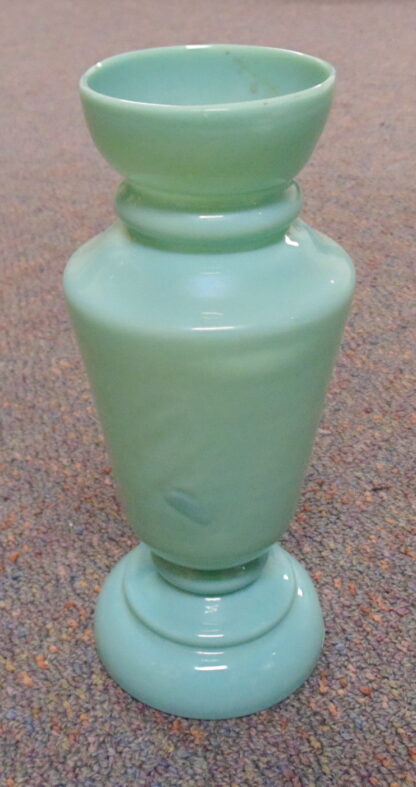 Vintage Blue Glass Vase - Image 6