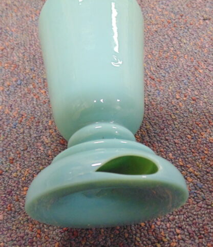 Vintage Blue Glass Vase - Image 8