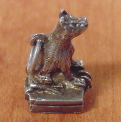 925, Silver, Dog on the Tukerbox, Charm