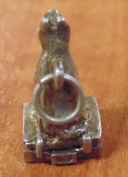 925, Silver, Dog on the Tukerbox, Charm - Image 4