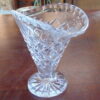 Crystal, Fluted Vase
