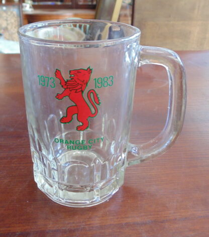 1973-1983, Orange City Rugby, Bear glass - Image 2