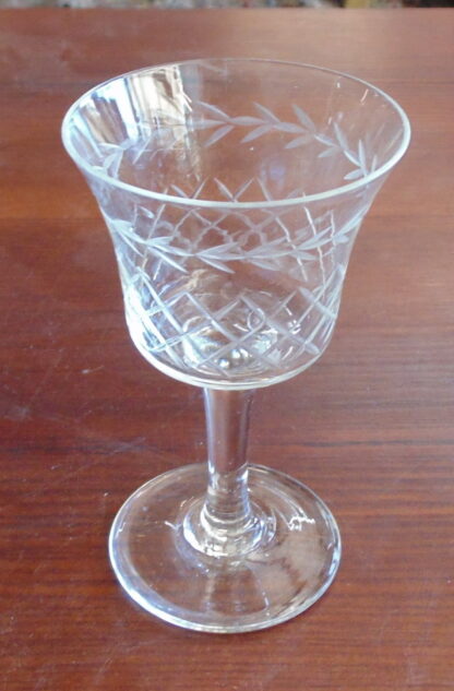 Port Glasses, Cut Glass