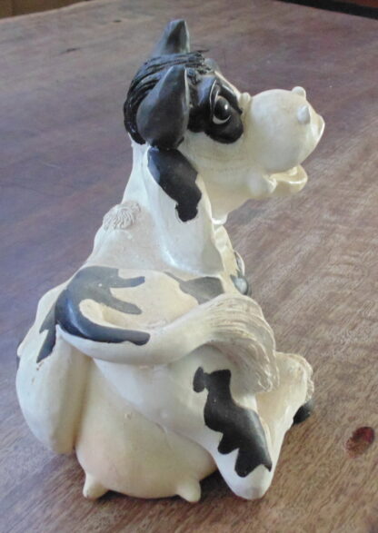 Cow and Calf Resin Statue - Image 5