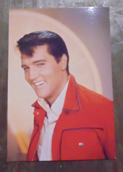 Elvis Presley, Post Card, Red Jacket