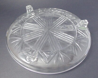 Glass Platter, with 3 legs - Image 4