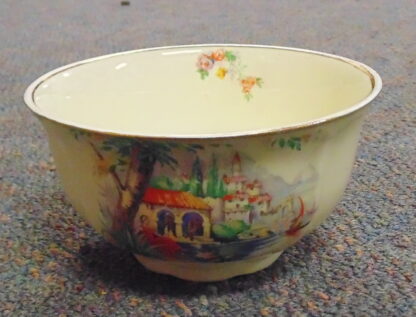 China Bowl, Flower Decal