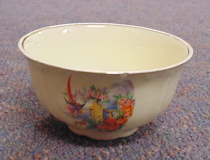 China Bowl, Flower Decal - Image 3