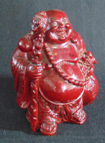 Cast, Resin, Red, Buddha