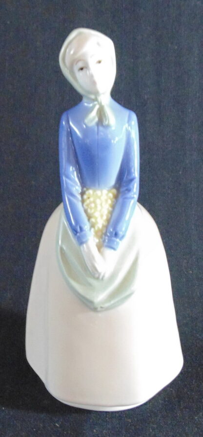 Country Lady Tooth Pick Holder Table Statue - Image 3