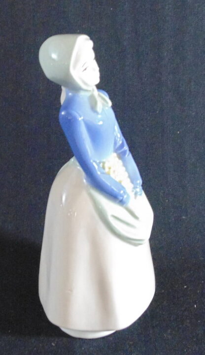 Country Lady Tooth Pick Holder Table Statue