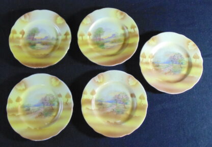 Czech-Slov, 5 Pin dishes, Country Vista