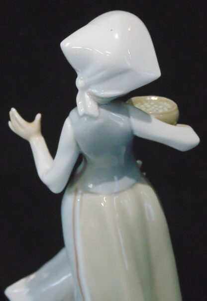 Lladro Lady and Goose Statue