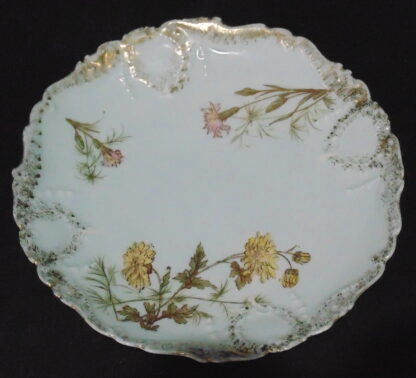 Vintage Blue Floral Plate