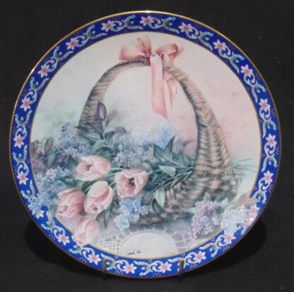 Tulips and Lilacs WL George Third issue Wall Plate Lena Liu