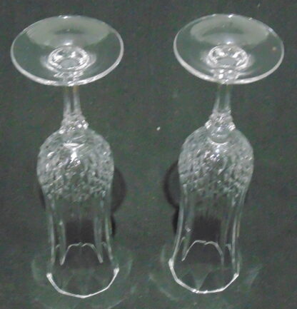 2 Crystal Champagne Flutes