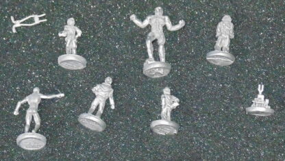 Leading Edge Games Cast Led Figures from Lawn Mower Man Movie