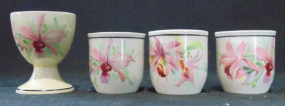 4 Royal Doulton Orchids Egg Cups