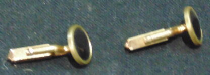 Pair of Cuff-links Gold and Black colour