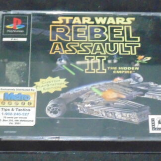 PS1 Game Star Wars Rebel Assault II The Hidden Empire – Damaged Case