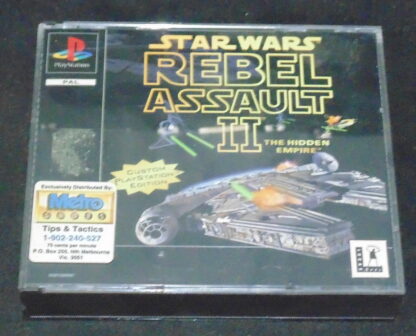 PS1 Game Star Wars Rebel Assault II The Hidden Empire – Damaged Case
