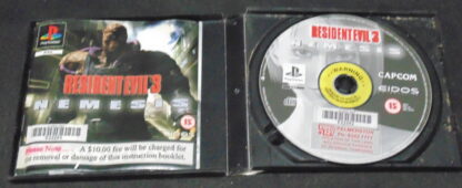 PS1 Game Resident Evil 3 Nemesis – Damaged Case – x-rental