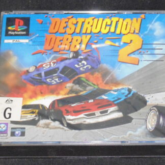 PS1 Game Destruction Derby 2 – Damaged Case