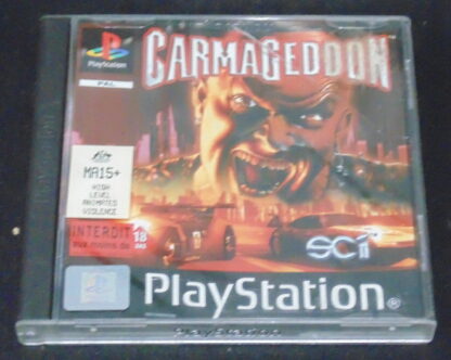 PS1 Game CarmaGeddon – Damaged Case