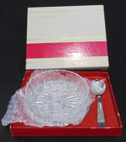 Letang & Remy Crystal Bowl and spoon