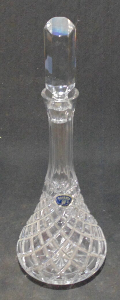 Bohemia Hand Cut Crystal Decanter with stopper