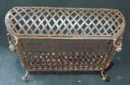 Metal Mesh Lidded Ornate Table Box