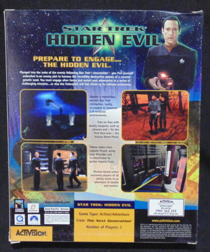 PC CD-ROM, Star Trek, Hidden Evil